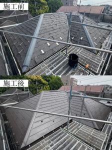 Read more about the article 東京都　町田市　屋根葺き替え工事　ヒランビー220
